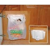 Trash Bag Valet-White-Stores Grocery Bags (White) (8 H x 12 W x 2.75 D)