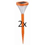 2-tlg. Solarleuchtenset Funlight in Orange