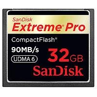 SanDisk 32GB Extreme Pro CF memory card - UDMA 90MB/s 600x (SDCFXP-032G-A91, US Retail Package)