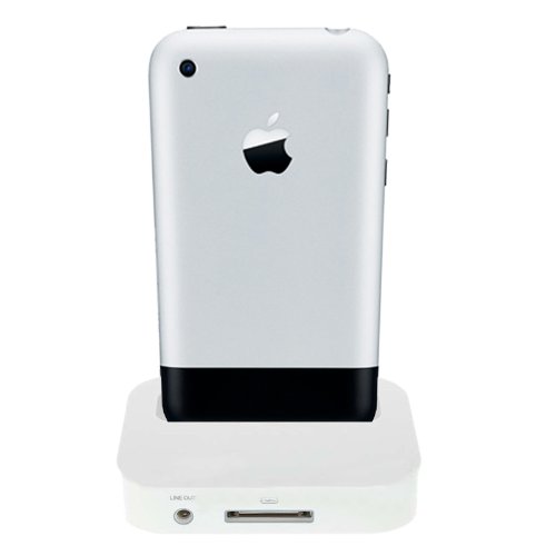 GSI Quality Mini Portable Docking Station With Charging Port And Line-Out For Apple iPhone 4/4G - For Travel Or Home Use