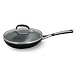 Simply Calphalon Enamel 8 Inch Covered Omelette Pan, Black