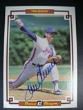 Signed Seaver, Tom (New York Mets) 1983 Donruss Champion Jumbo Card