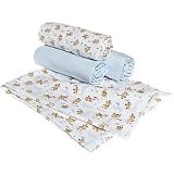 Koala Baby 4 Pack Flannel Receiving Blankets - Puppy