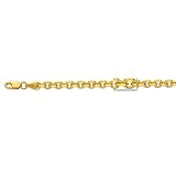 14K Yellow Gold Cable Chain - 4.00mm - 24 inch