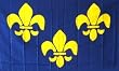 New 3x5 Blue Fleur De Lis Flag 3 x 5 French Banner