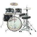 5pc Junior Drum Set Black