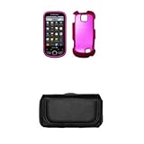 Samsung Intercept M910 Premium Hot Pink Rubberized Case Cover Snap-On Cell  ....