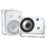 PYLE PDWR50W 6.5 INDOOR/OUTDOOR WATERPROOF SPEAKERS (WHITE)