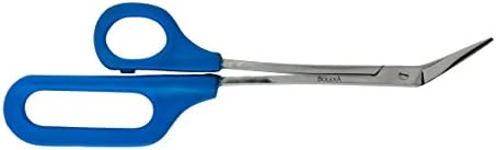 Bolexa Heavy Duty Toenail Scissors - Long Handle For Easy Care - Manufacturer Lifetime Guarantee - Blue