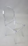 Victoria Ghost Side Chair - Transparent