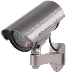 Ex-Pro High Quality Dummy / Fake CCTV IR Security Camera /indoor housing camera. With built-in flashing LED, Fake LED IR. Mounting bracket included.