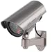 Ex-Pro High Quality Dummy / Fake CCTV IR Security Camera /indoor housing camera. With built-in flashing LED, Fake LED IR. Mounting bracket included.