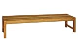 Three Birds Casual Charleston 6-Foot Backless Bench, Teak