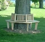 Old Adirondack 239L Around the Tree Bench & Back Lg 36