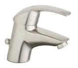 Grohe 32 642 EN1 Eurosmart Lavatory Centerset, Infinity Brushed Nickel Finish