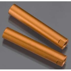 AX30447 Threaded Aluminum Pipe 6x33mm Orange (2) from Racing Pipes