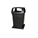 Rubbermaid Commercial 9173-88 45 Gallon Ranger Waste Container with 4 Openings, Square, 24-7/8" Width x 24-7/8" Depth x 41-1/2" Height, Black