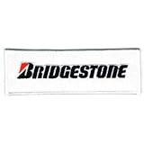 BRIDGESTONE / ブリヂストン (白) ロゴ マーク ・ アイロン  ワッペン パッチ