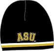 Alabama State Hornets One Size Fits All AlabamaSU Short Beanie - Black NCAA Hats