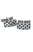 14K White Gold Princess Cut Sapphire & Diamond Cufflinks
