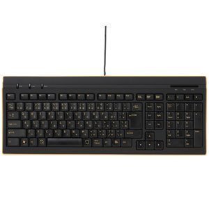 【Amazonの商品情報へ】シグマAPO USBハブ2ポート搭載パンタグラフキーボード ブラック EIPH108BK