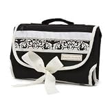 Black & White Damask Diaper Clutch
