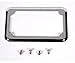 CycleVisions Chrome Beveled License Plate Frame CV-4615