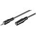 2.0m 3.5mm stereo Stecker auf 3.5mm stereo Kupplung