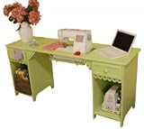 Arrow Model 1004DL Olivia Sewing Cabinet in Pistachio