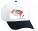 White Cap with scientific, sea, fish, aquarium