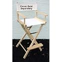 30" Director's Chair Frame - Seat Covers sold sepa (Natural) (30" H x 20" W x 15" D)