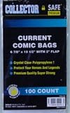 Collector Safe - Current Size Comic Book Bags (Qty = 1 pack of 100)