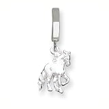 Sterling Silver Solid Horse TummyToy