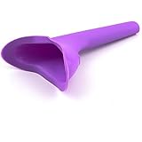 Weshine Online Portable Female Urinal Camping Travel Toilet Device - Soft Funnel Urinal, Purple