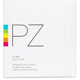 Click here to buy Impossible PZ 680 Color Shade Film forPolaroid Spectra Image 1200 Cameras by Impossible.