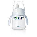 Philips AVENT BPA Free magic Trinklernbecher Training Cup - 4 Months + Clear weiss