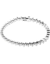 14K White-Gold 1 1/2 Ct Tw Diamond Tennis Bracelet 7 1/4 by US Gems