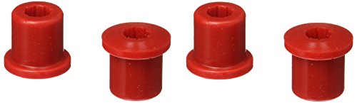 Prothane 1-801 Red Front Frame Shackle Bushing Kit for CJ5 and CJ6