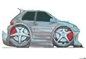 PEUGEOT 106 KOOLART image CERAMIC MUG 1081