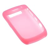 BlackBerry Curve 8900 Trans. Pink Silicon Skin Case