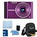 Samsung ST200F 16 MP 10X Wi-Fi Digital Camera - Plum 4GB DELUXE BUNDLE