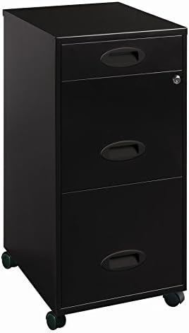 3 Drawer Organizer Mobile File Cabinet