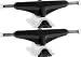 TENSOR Skateboard Trucks GLOSS WHITE BLACK SILDER 5.0