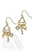 Guess Charm Dropper Earrings.