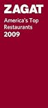 Zagat 2009 America's Top Restaurants
