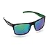 Virtue V-Paragon Sunglasses - Polished Black with Emerald Lens