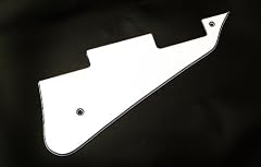 Boston Les Paul Scratchplate: White 3 Ply Scratch Plate / Pickguard to suit Les Paul guitars