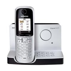 Siemens S675 Gigaset DECT-Schnurlostelefon mit integriertem Anrufbeantworter titanium