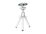 Easy Touch USB Tripod WebCam, 2.0 Interned Camera, (SILVER) ET-20, 24 RGB 300 Hundred Pixels, Video Camera, Color Correction with Built in Picture Compressor, Communicate, Conference, webcam, Live chat, Skype Web Phone, PC, Notebook, Desktop Webcam by EasyTouch