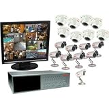 Mace 19 LCD 16-Channel Observation System with 250GB Hard Drive and CD Burner by